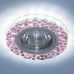 Встраиваемый точечный светильник с LED подсветкой 2194 MR16 SL/VL зеркальный/фиолетовый