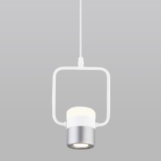Накладной потолочный светодиодный светильник 50165/1 LED белый/серебро