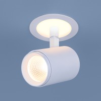 Акцентный светодиодный светильник DSR002 9+3W 3300K белый матовый