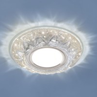 Точечный светильник со светодиодами 7249 MR16 SL серебряный блеск