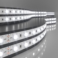 Светодиодная лента Лента светодиодная 24V 14,4W 60Led 5050 IP20 дневной белый, 5м Светодиодная лента Лента светодиодная 24V 14,4W 60Led 5050 IP20 дневной белый, 5м