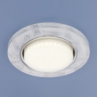 Встраиваемый точечный светильник 1062 GX53 WH/SL белый/серебро