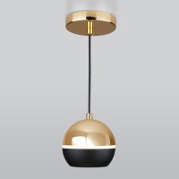 DLS023 9W 4200K черный/золото DLS023