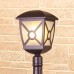 Columba F коричневый уличный светильник на столбе IP44 GL 1022F