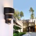 Helix черный уличный настенный светодиодный светильник 1535 TECHNO LED