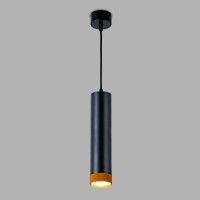 Накладной потолочный светодиодный светильник 50164/1 LED черный/золото