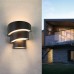 Helix черный уличный настенный светодиодный светильник 1535 TECHNO LED