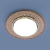 Встраиваемый точечный светильник с LED подсветкой 3028 GX53 GC тонированный