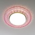 Встраиваемый точечный светильник с LED подсветкой 3028 GX53 PK розовый