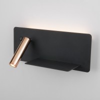 Настенный светодиодный светильник с USB Fant R LED (правый) чёрный/золото MRL LED 1113