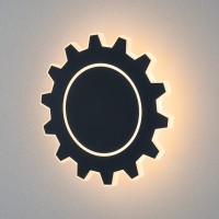 Gear L LED черный Настенный светодиодный светильник MRL LED 1100