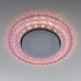Встраиваемый точечный светильник с LED подсветкой 3028 GX53 PK розовый