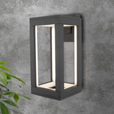 Уличный настенный светодиодный светильник Frame LED IP54 1527 TECHNO LED серый Уличный настенный светодиодный светильник Frame LED IP54 1527 TECHNO LED серый