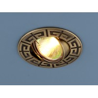 Точечный светильник для натяжных, подвесных и реечных потолков 120090 MR16 SB бронза
