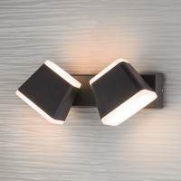 Bell черный уличный настенный светодиодный светильник 1522 TECHNO LED