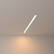 Линейный светодиодный встраиваемый светильник 78см 15Вт 3000К матовое серебро 100-300-78