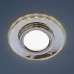 Встраиваемый потолочный светильник со светодиодной подсветкой 2228 MR16 SL зеркальный/серебро