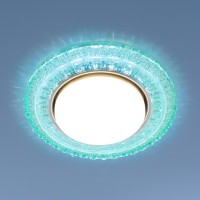 Встраиваемый точечный светильник с LED подсветкой 3028 GX53 TF тиффани