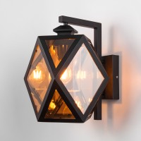 Ambra D Настенный уличный светильник IP33 35133/D черный Ambra D Настенный уличный светильник IP33 35133/D черный