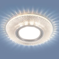 Встраиваемый потолочный светильник со светодиодной подсветкой 2238 MR16 CL прозрачный