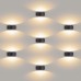 Blinc белый уличный настенный светодиодный светильник 1549 TECHNO LED