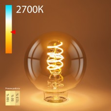 Филаментная светодиодная лампа Dimmable 5W 2700K E27 (G95 тонированный) BLE2747 Филаментная светодиодная лампа Dimmable 5W 2700K E27 (G95 тонированный) BLE2747