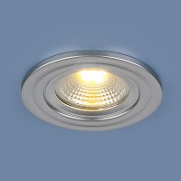Встраиваемый потолочный LED светильник 9902 LED 3W COB SL серебро