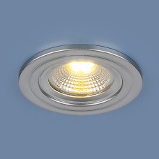 Встраиваемый потолочный LED светильник 9902 LED 3W COB SL серебро