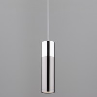 Накладной потолочный светодиодный светильник 50135/1 LED хром/черный жемчуг Накладной потолочный светодиодный светильник 50135/1 LED хром/черный жемчуг