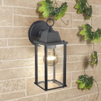 Brick черный уличный настенный светильник GL 1008D