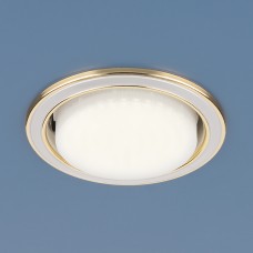 Точечный светильник 1036 GX53 WH/GD белый/золото