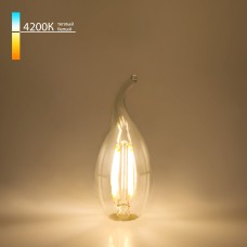 Филаментная светодиодная лампа "Свеча на ветру" C35 7W 4200K E14 BLE1417 Филаментная светодиодная лампа "Свеча на ветру" C35 7W 4200K E14 BLE1417