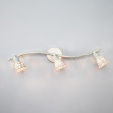 Спот 20027/3 белый с золотом Спот 20027/3 белый с золотом