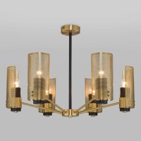 Потолочная люстра с металлическими плафонами 70139/6 латунь