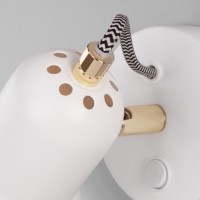 Настенный светильник с выключателем 20083/1 белый/золото Настенный светильник с выключателем 20083/1 белый/золото