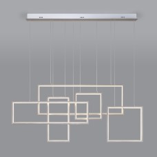 Подвесной светодиодный светильник с пультом управления 90178/5 сатин-никель