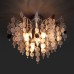 Потолочная люстра с декором из фактурного стекла 334/9 Smart Потолочная люстра с декором из фактурного стекла 334/9 Smart