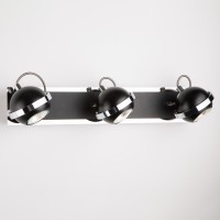 Настенный светильник с поворотными плафонами 20056/3 черный Настенный светильник с поворотными плафонами 20056/3 черный