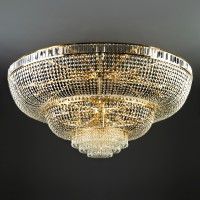 Потолочная хрустальная люстра большого диаметра 360 Strotskis