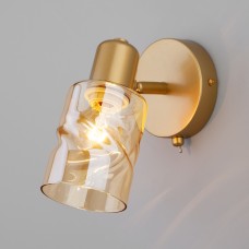 Настенный светильник с выключателем 20120/1 перламутровое золото