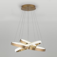 Подвесной светодиодный светильник с пультом управления 90176/3 медный