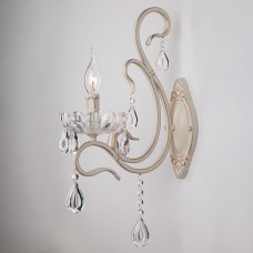 Бра с хрусталем 12205/1 белый Бра с хрусталем 12205/1 белый