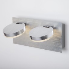 Светодиодный настенный светильник с поворотными плафонами 20004/2 алюминий