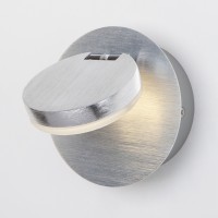 Светодиодный настенный светильник с поворотным плафоном 20004/1 алюминий