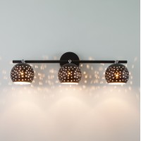 Настенный светильник с поворотными плафонами 20059/3 черный Настенный светильник с поворотными плафонами 20059/3 черный