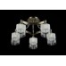 FR5475CL-05CH Потолочный светильник Tasmania Modern Freya FR5475CL-05CH Потолочный светильник Tasmania Modern Freya
