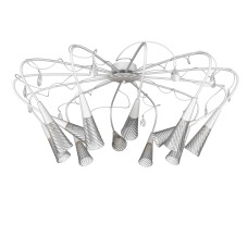 711120 (SX1105/12) Люстра AEREO 12х25W G9 WHITE (в комплекте)