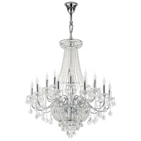 700294 (MD000008-29) Люстра подвесная CLASSIC 29х60W E14 ХРОМ (в комплекте)