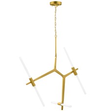 742063 (1373/6) Люстра STRUTTURA 6х40W G9 ЗОЛОТО МАТОВЫЙ (в комплекте)