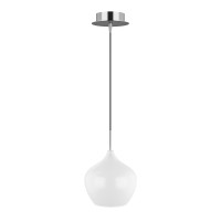 803040 (MD2102-1W) Подвес PENTOLA 1х40W E14 ХРОМ/БЕЛЫЙ (в комплекте)